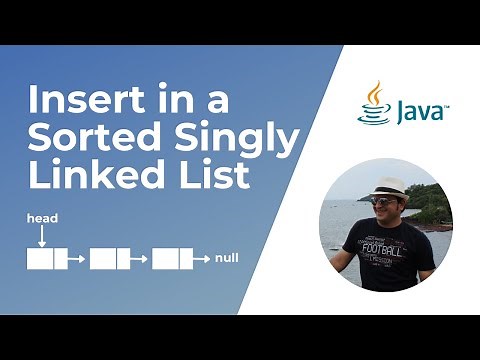 How to insert a node in a sorted Singly Linked List in Java ?
