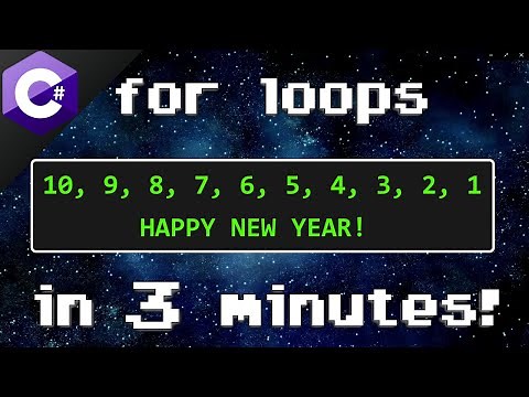 C# for loops 🔁