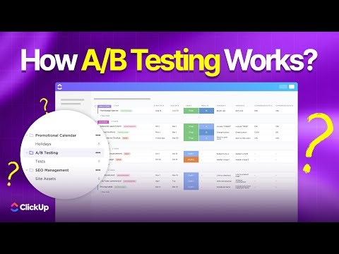 A/B Testing Explained: Real Examples with Step-by-Step Framework | ClickUp