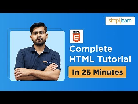 HTML Tutorial For Beginners | HTML Tutorial | HTML Crash Course | HTML Basics | Simplilearn