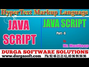 GUI || JavaScript Part - 6 by Manideep