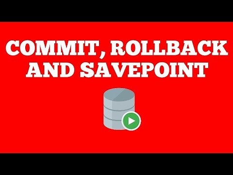 Commit, Rollback And Savepoint command | Oracle SQL Tutorial for beginners | Techie Creators