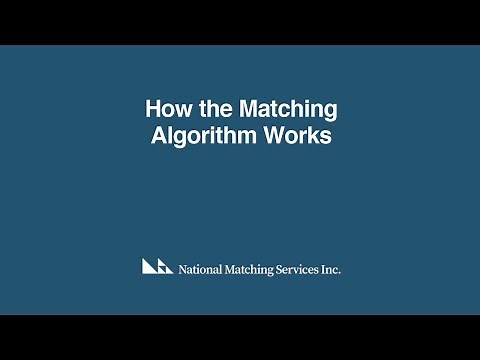 The Matching Algorithm - Explained