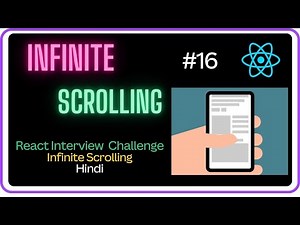 🚀React Infinite Scrolling App-React Interview Challenge #16 -Machine Coding Round #javascript #react