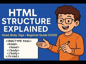 HTML Document Structure Explained – Beginner’s Guide to HTML Tags & Layout (2025)
