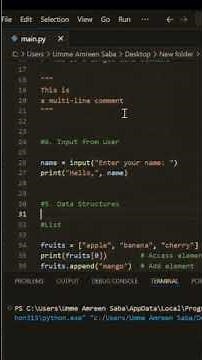 Python Basics Tutorial | Easy Explanation with Syntax