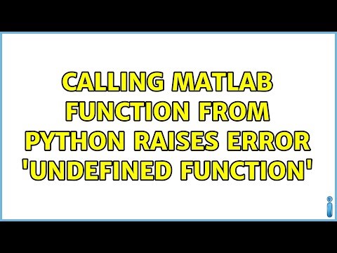 Calling MATLAB function from Python raises error 'undefined function'