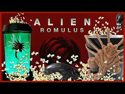 Alien Romulus AMC & Regal Collectible Popcorn Bucket Unboxing & Comparison