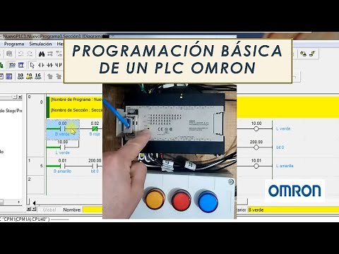 Basic Programming of an OMRON PLC with CX-Programmer Software