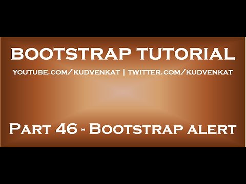 Bootstrap alert