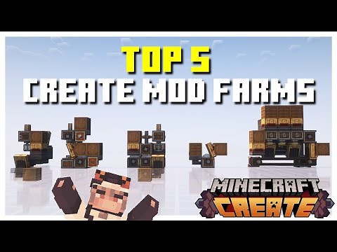 The TOP 5 Farms You NEED In Your Create Mod World | Create Mod TUTORIAL