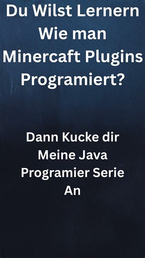 So ein Plugin kannst du nach meiner Serie programmieren! 🎮 #Minecraft #Shorts #development #tutorial