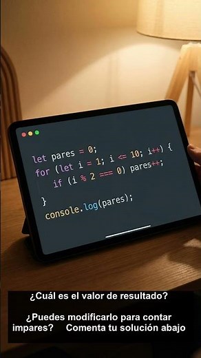 Reto JavaScript: Contador de Números Pares