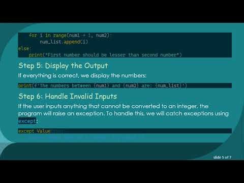 How to Print Two Numbers Between Two Integers in Python