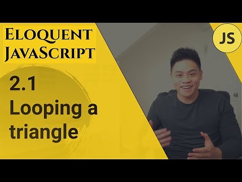 Eloquent JavaScript - 2.1 Looping a triangle (Explained)
