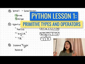 Basic Types and Operators in Python | Python for Beginners Lesson 1 | Code with Kylie