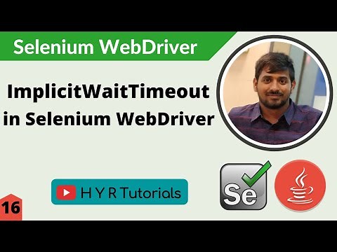Implicit Wait Timeout in Selenium WebDriver | Selenium Tutorial |