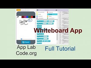 Whiteboard App | App Lab | Code.org | Full Tutorial