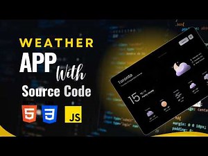 Build a Real Weather App with API 🌤️ | HTML CSS JS Project in One Video | #coding #programming
