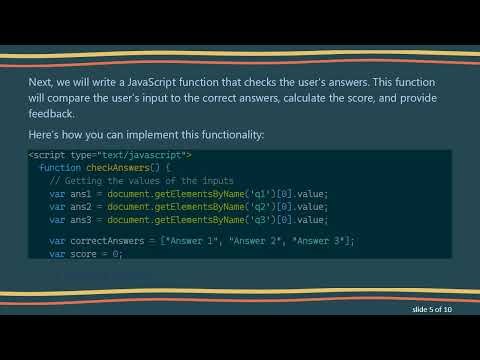 How to Build a Three Question Quiz with JavaScript That Redirects on Correct Answers