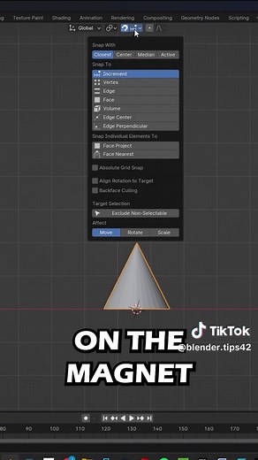 How to Snap an Object to a Mesh in Blender