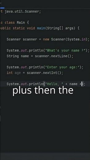 How to take User Input in Java with Scanner #java #coding #tutorial #scanner