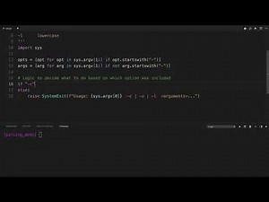 A Simple Python Command Line Interface Prototype