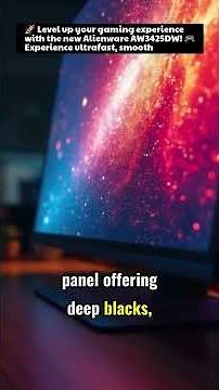 🚀 Level up your gaming experience with the new Alienware AW3425DW! 🎮 Experience ultrafast, smooth