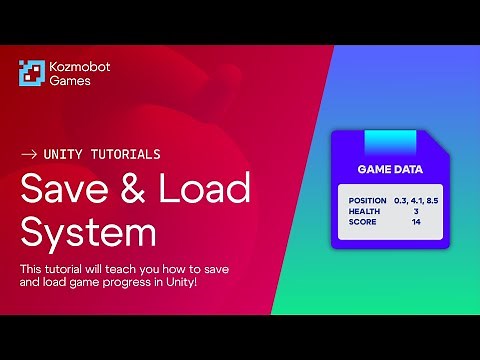 How to Make a SAVE & LOAD System in Unity!