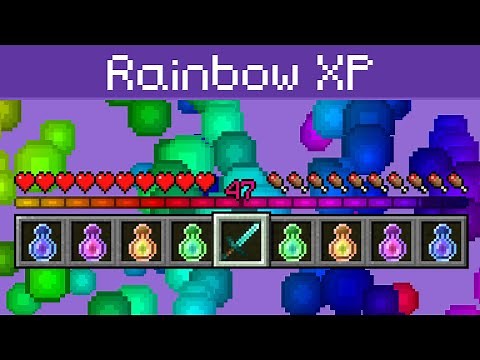 Rainbow XP - Vanilla Minecraft Java Pack
