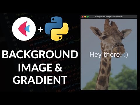 Set Screen Background Image and Gradient in a Flet Python App