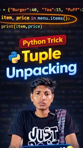 Python interview Question: What is Tuple Unpacking? #pythontamil #programtamil