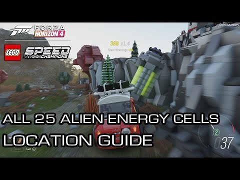 Forza Horizon 4 LEGO - All 25 Alien Energy Cells Location Guide