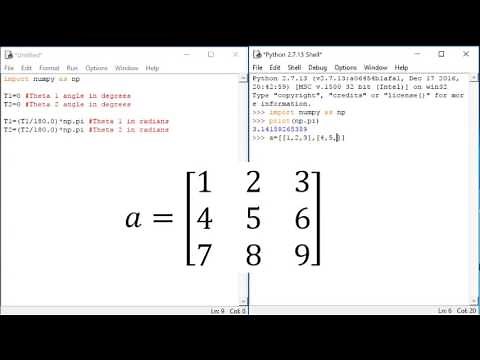 Robotics 1 U1 (Kinematics) S3 (Rotation Matrices) P2 (Rotation Matrices in Python)