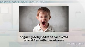 Functional Behavior Assessment | Overview, Components & Examples