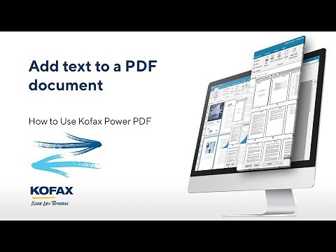 How to Add Text to a PDF Document with Power PDF