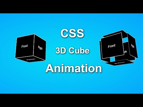 3d Animated Cube Using HTML and CSS | HTML&CSS | CodeEra