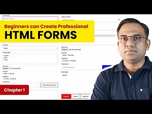 HTML & CSS Forms Tutorial | Create Beautiful and Responsive Forms
