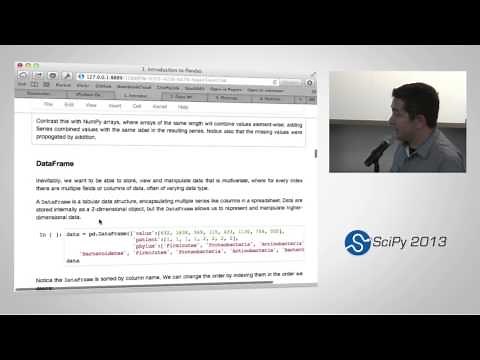 Statistical Data Analysis in Python, SciPy2013 Tutorial, Part 1 of 4
