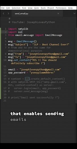 Send EMAILS Using Python !?