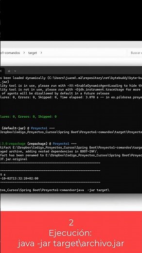 Spring Boot. Run from the console. #springboot #java #javaframework #computerpills