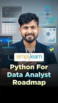 Python for Data Analyst Roadmap 2026 | How to Become Data Analyst in 2026 #shorts #simplilearn