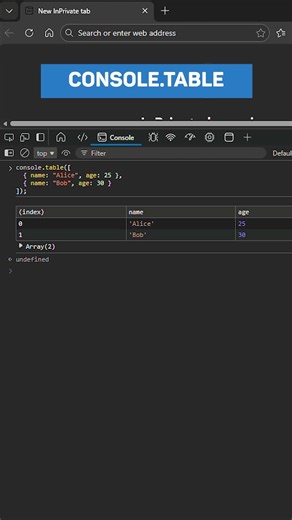 Stop Using Only console.log (Use These Instead) #programming #javascript #reactjs #coding