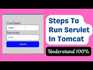 Running Servlet Program in Tomcat Server | Simple Servlet in Java