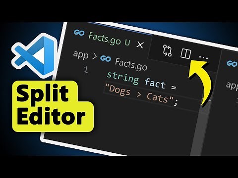 How to Split Editor Into Multiple Panels In Visual Studio Code