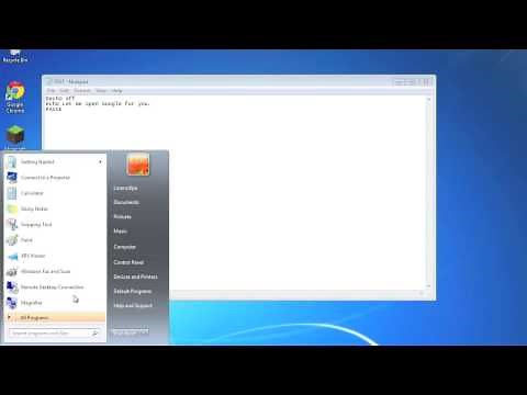 How to create a simple batch file