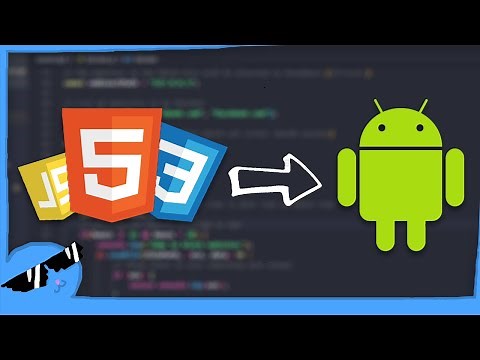how to build an android app using HTML, CSS, JS (html to apk)
