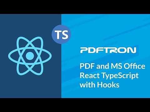 How to Add PDF Viewing and Editing to a React App (TypeScript) | Apryse