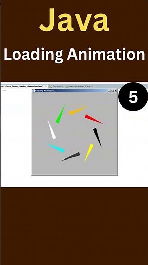 Java Swing Triangle Spinner Animation