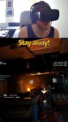 I'm not scared of you in VR!!! || Alien Isolation PC VR MotherVR